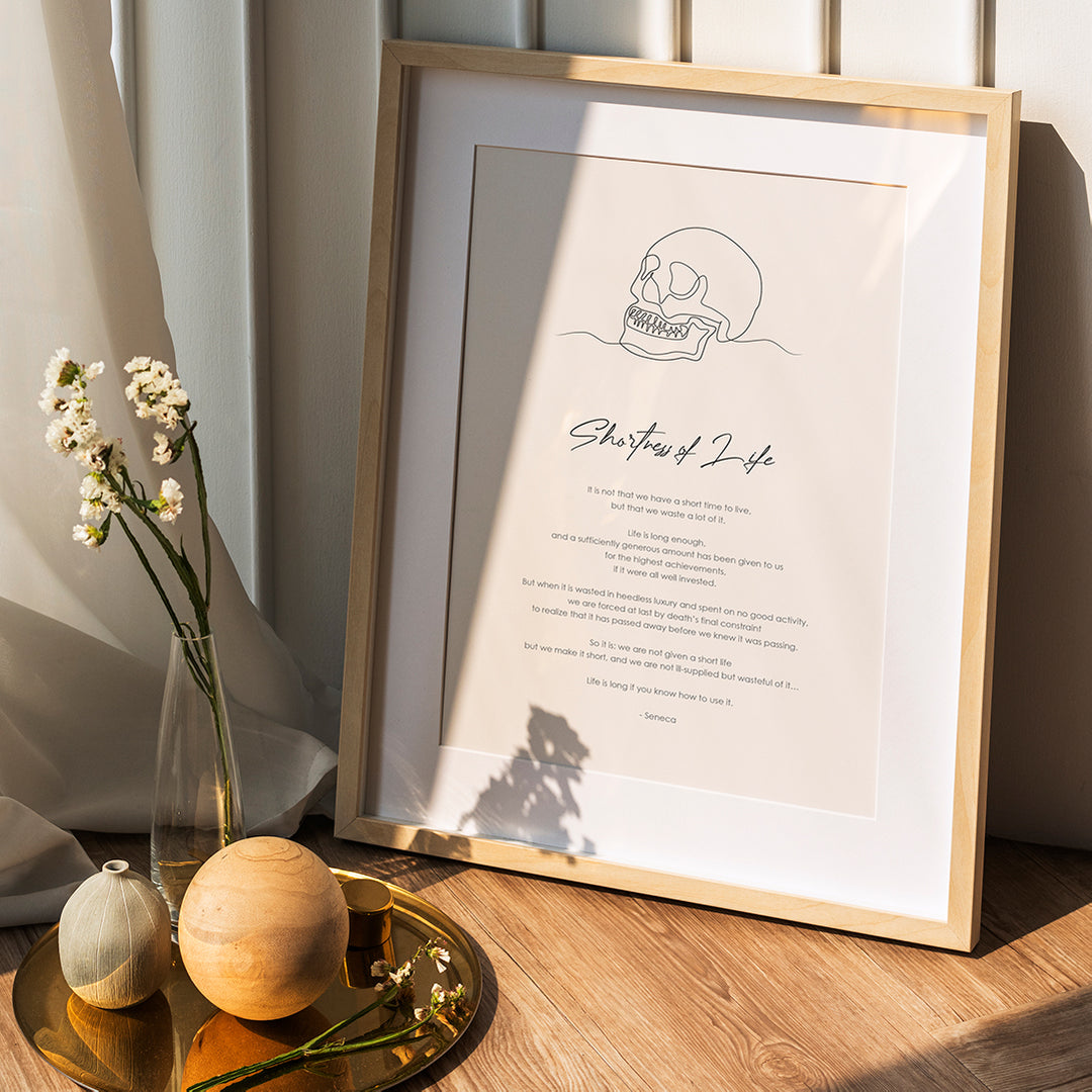 'Shortness of life' print